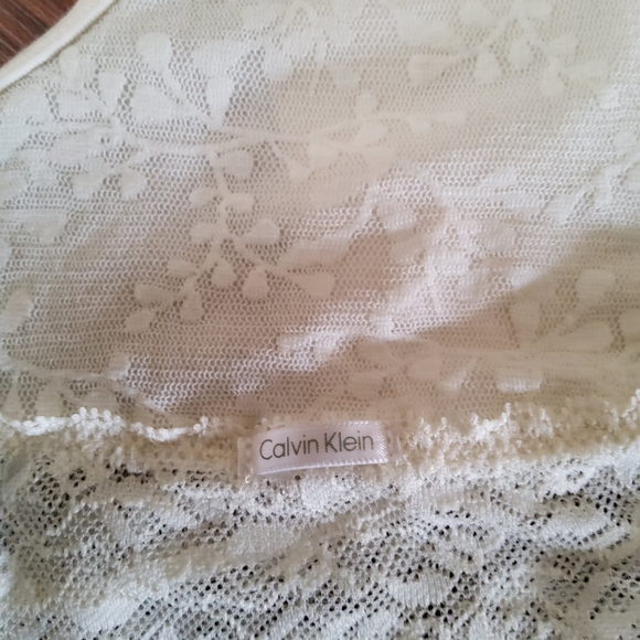 CALVIN KLEIN Bare Lace Unlined Halter Bralette Size S New - Picture 5 of 9